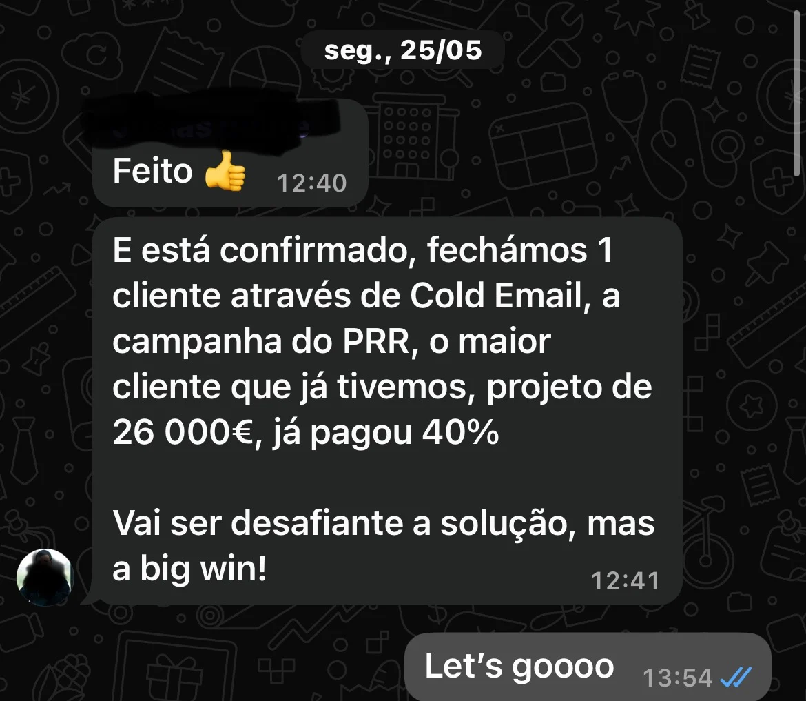 Mensagem de cliente 2