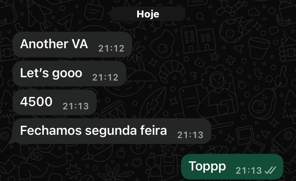 Mensagem de cliente 4